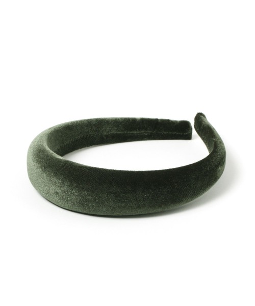 tiny tiny（ティニーティニー）の「ベロアカチューシャ[tiny tiny(ティニーティニー)]（カチューシャ・レディース・ブラック/アイボリー/グリーン・0）」の9枚目の写真