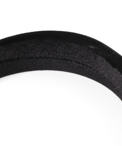 tiny tiny（ティニーティニー）の「ベロアカチューシャ[tiny tiny(ティニーティニー)]（カチューシャ・レディース・ブラック/アイボリー/グリーン・0）」の5枚目の写真