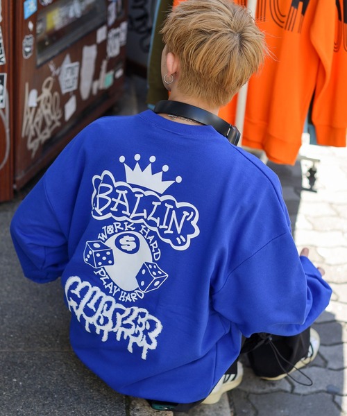 SPINNS（スピンズ）の「【ユニセックスで着用可能】裏毛スウェットプル