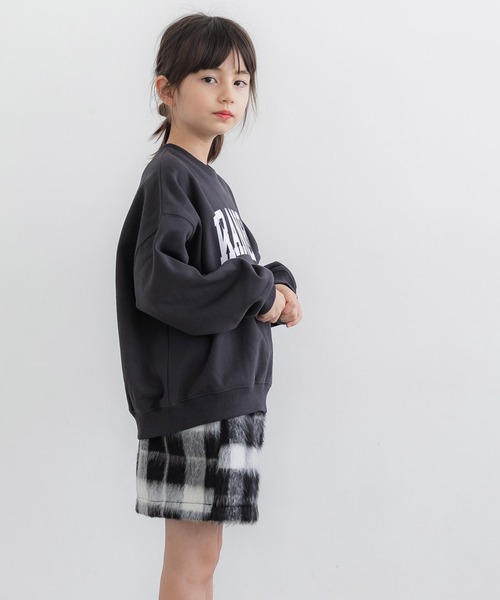 coca(coca)(コカ)の「【WEB限定セール】キッズ 親子お揃いシャギーチェック柄スカート(スカート・キッズ・B/A・120/140/130/110)」の3枚目の写真