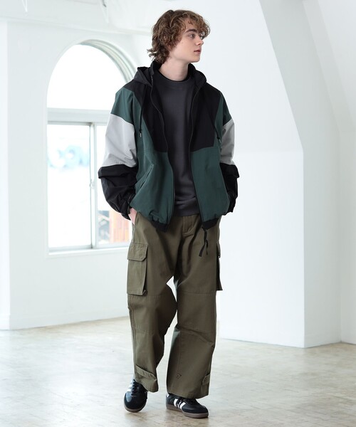BEAMS HEART（ビームスハート）の「M-47 セミワイド カーゴパンツ（カーゴパンツ・メンズ・ブラック/オリーブ・S/M/L）」の16枚目の写真