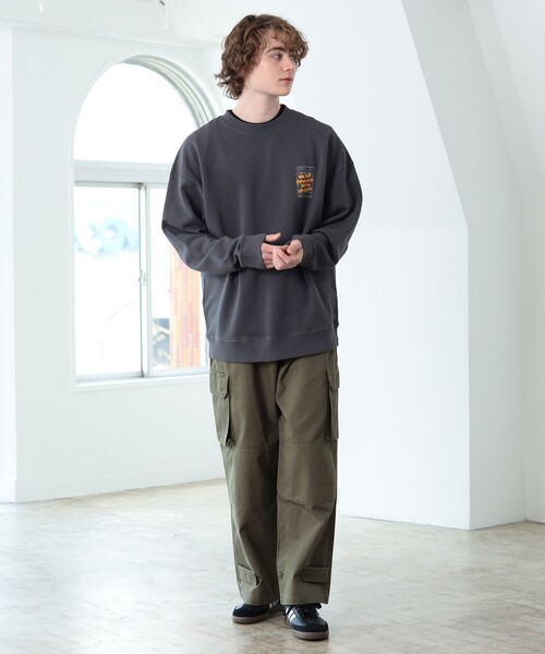 BEAMS HEART（ビームスハート）の「M-47 セミワイド カーゴパンツ（カーゴパンツ・メンズ・ブラック/オリーブ・S/M/L）」の18枚目の写真