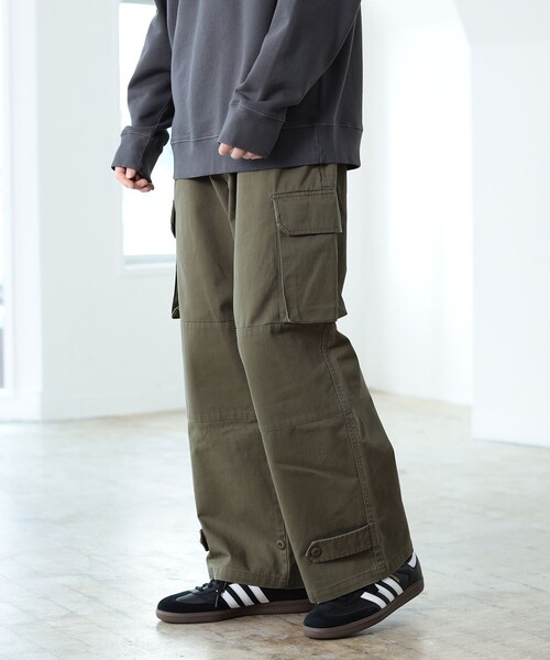 BEAMS HEART（ビームスハート）の「M-47 セミワイド カーゴパンツ（カーゴパンツ・メンズ・ブラック/オリーブ・S/M/L）」の20枚目の写真