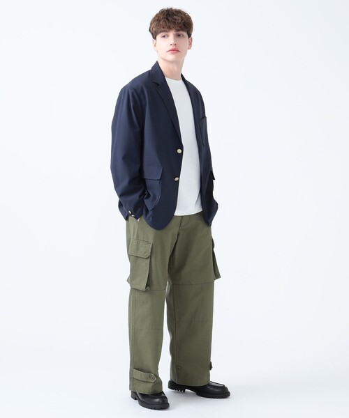 BEAMS HEART（ビームスハート）の「M-47 セミワイド カーゴパンツ（カーゴパンツ・メンズ・ブラック/オリーブ・S/M/L）」の22枚目の写真