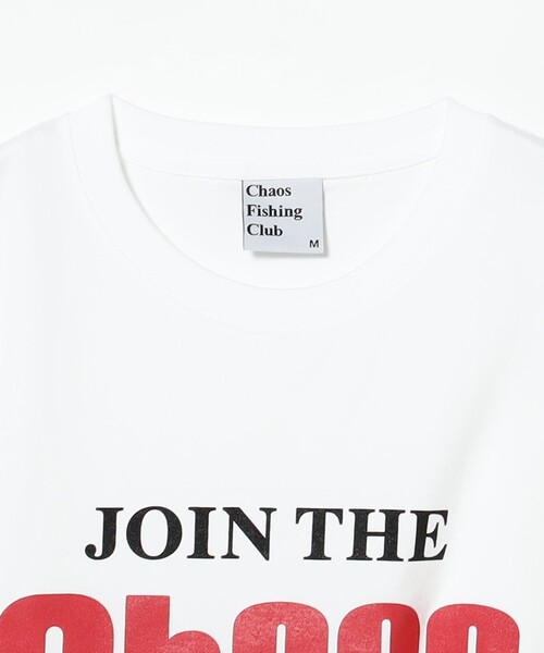 Chaos Fishing Club（カオスフィッシングクラブ）の「Chaos Fishing Club / JOIN THE CFC CREW NECK T-SHIRT（Tシャツ/カットソー・メンズ・ホワイト・L/M/XL）」の3枚目の写真
