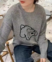パピープルオーバーニット
