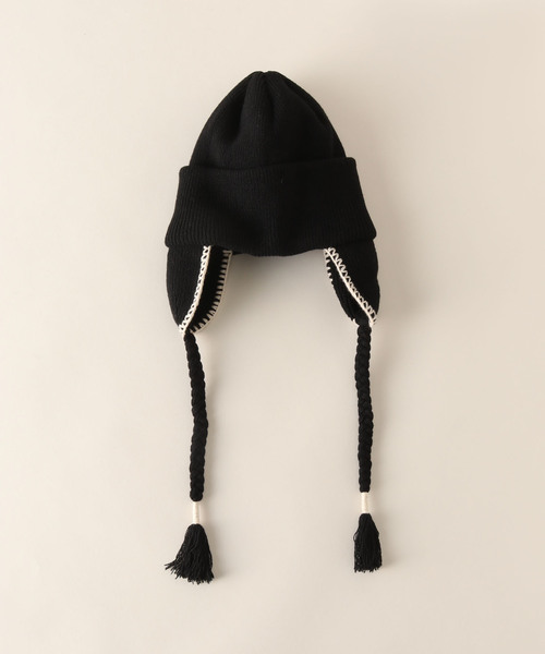 ニットキャップ・ビーニー OPEN YY JERSEY EARFLAP BEANIE 5BNY230 OVAL CUFF BEANIE（ニットキャップ/ビーニー）｜uniform