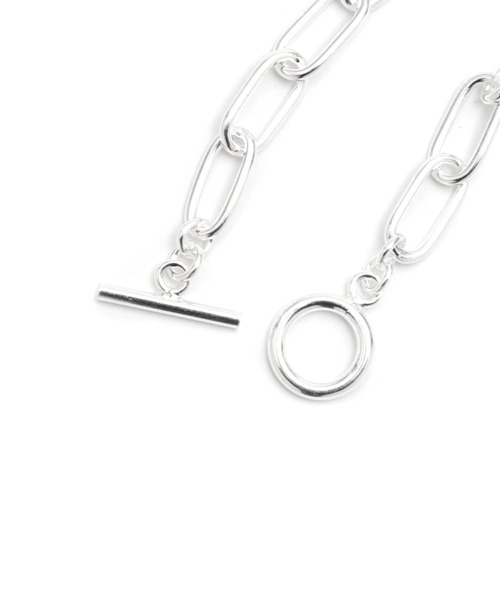 YArKA（ヤーカ）の「【YArKA/ヤーカ】nuance oval parts design bracelet [FFF3] / ニュアンスオーバルパーツデザインブレスレット（ブレスレット・レディース・シルバー・S/M/L）」の3枚目の写真