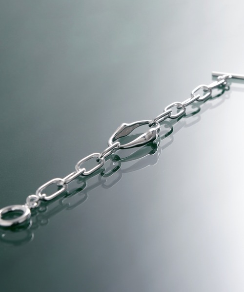 YArKA（ヤーカ）の「【YArKA/ヤーカ】nuance oval parts design bracelet [FFF3] / ニュアンスオーバルパーツデザインブレスレット（ブレスレット・レディース・シルバー・S/M/L）」の4枚目の写真