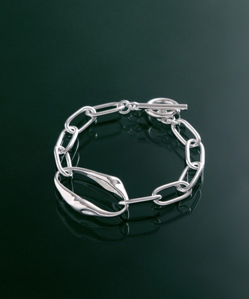 YArKA（ヤーカ）の「【YArKA/ヤーカ】nuance oval parts design bracelet [FFF3] / ニュアンスオーバルパーツデザインブレスレット（ブレスレット・レディース・シルバー・S/M/L）」の7枚目の写真