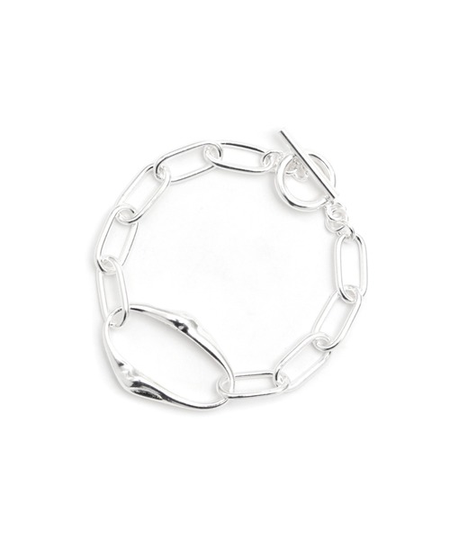 YArKA（ヤーカ）の「【YArKA/ヤーカ】nuance oval parts design bracelet [FFF3] / ニュアンスオーバルパーツデザインブレスレット（ブレスレット・レディース・シルバー・S/M/L）」の9枚目の写真