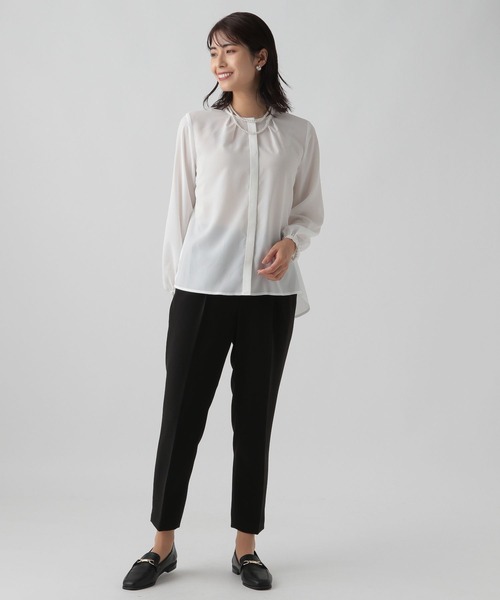 Elura（エルーラ）の「セレモニー&お祝いテーパードパンツ（その他パンツ・レディース・グレイッシュベージュ/ネイビー/ブラック・LARGE/SMALL/MEDIUM）」の18枚目の写真