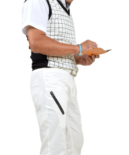 COMON GOLF(コモンゴルフ)の「イタリアンレザー使用 本革 ゴルフ横型スコアカードホルダー(ゴルフグッズ・メンズ・オレンジ・FREE)」の7枚目の写真