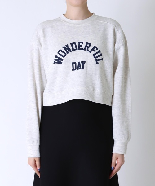 Three Four Time（ｽﾘｰﾌｫｰﾀｲﾑ）の「ロゴプリントショートスエット（スウェット・レディース・ピンク/ベージュ系その他・FREE）」の16枚目の写真