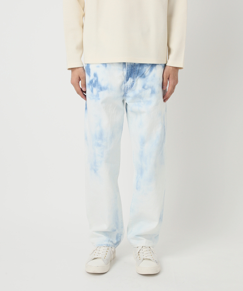 EDIFICE LA BOUCLE（エディフィスラブークル）の「【LA BOUCLE / ラブークル】5ポケット デニム (ホワイトランダムブリーチ)（デニムパンツ・メンズ・ホワイト×ホワイト・1/2）」の10枚目の写真