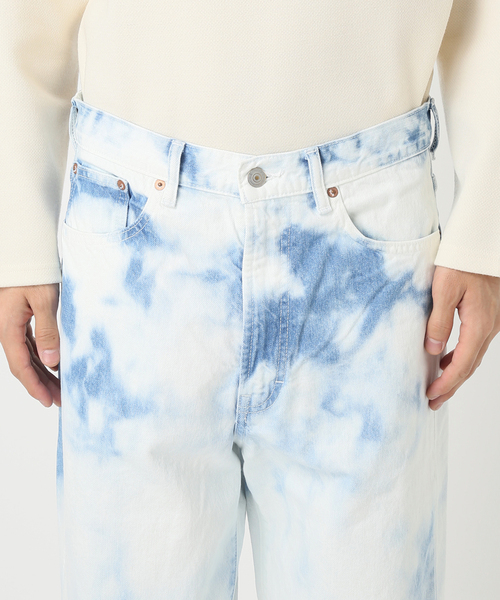 EDIFICE LA BOUCLE（エディフィスラブークル）の「【LA BOUCLE / ラブークル】5ポケット デニム (ホワイトランダムブリーチ)（デニムパンツ・メンズ・ホワイト×ホワイト・1/2）」の17枚目の写真