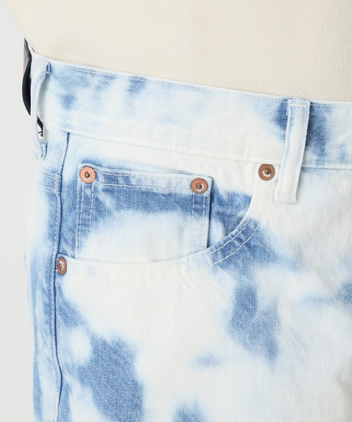 EDIFICE LA BOUCLE（エディフィスラブークル）の「【LA BOUCLE / ラブークル】5ポケット デニム (ホワイトランダムブリーチ)（デニムパンツ・メンズ・ホワイト×ホワイト・1/2）」の19枚目の写真