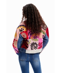Desigual（デシグアル）の「パッチワーク デニム ショートジャケット