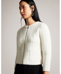Ted Baker（テッドベーカー）の「ULEE ジャガードチェック ニットカーディガン（カーディガン/ボレロ）」