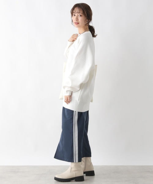 LEPSIM(レプシィム)の「12ゲージスエットライクチュニックプルオーバー 993355(ニット/セーター・レディース・ライトグリーン/グレー/オフホワイト・FREE)」の16枚目の写真