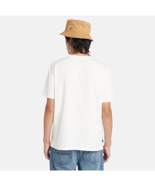 【Timberland】半袖 ロゴ スリム Tシャツ / 送料無料 セール】メンズ 半袖 ガーメント ダイ ロゴ グラフィック T