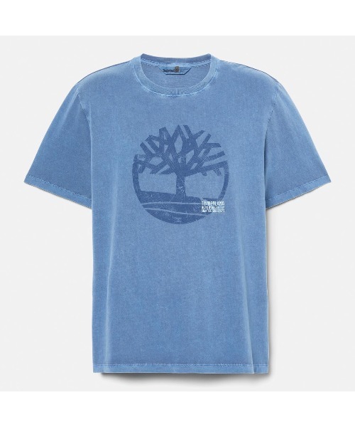 [ティンバーランド]メンズロゴカジュアル半分 パルティ セール】メンズ 半袖 ブーツ ロゴ Tシャツ（Tシャツ/カットソー
