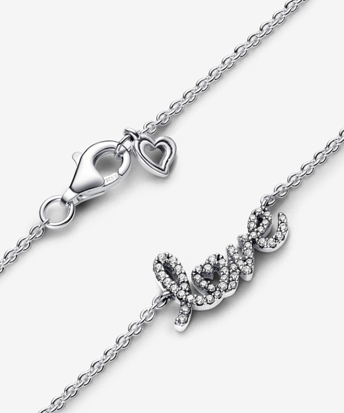 PANDORA(パンドラ)の「Pandora Moments スパークリング love コリエ ネックレス(ネックレス・レディース・シルバー・FREE)」の8枚目の写真