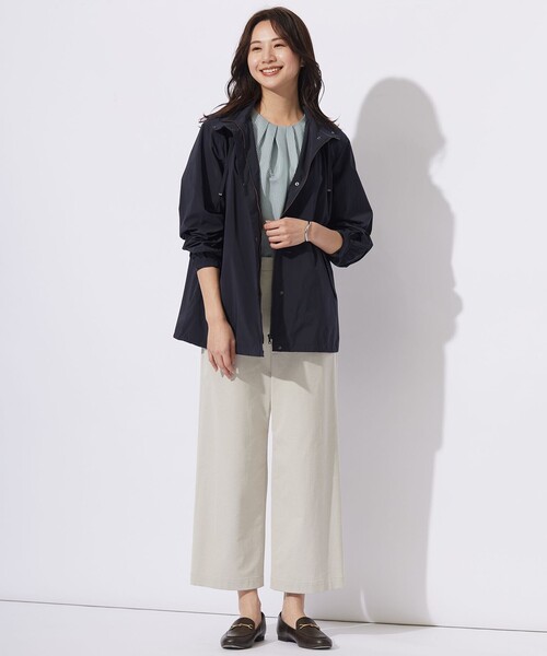 J.PRESS Ladies(J.プレス レディス)の「【WEB限定カラーあり】ストライプジャカード フロントタック カットソー(Tシャツ/カットソー・レディース・ふじ色系1/パープル系1/ネイビー系1/ネイビー系2/ネイビー系/グリーン系1・SMALL)」の12枚目の写真