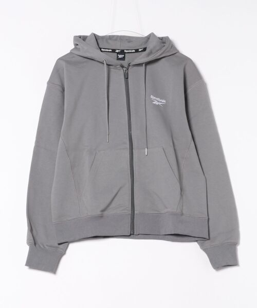 【新品】限定販売　韓国0i0i×Reebok　コラボパーカー　ネイビー×白 新品】限定販売 韓国0i0i×Reebok コラボパーカー ネイビー×白