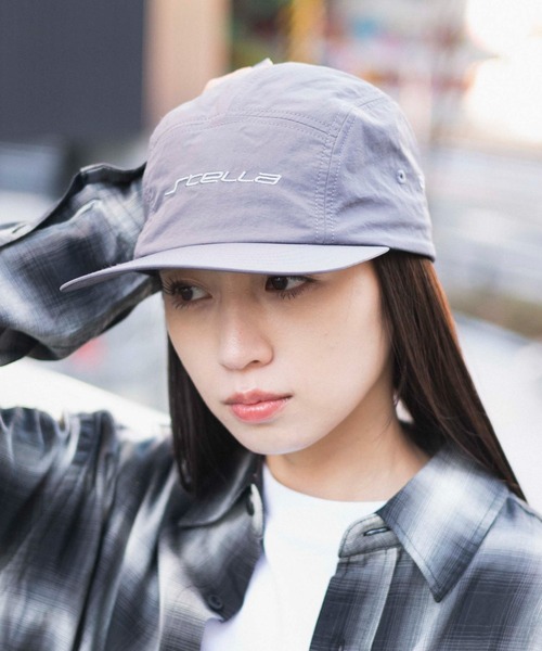 WEGO(ウィゴー)の「WEGO/stellaロゴジェットキャップ(キャップ・レディース・グレー/ブラック・FREE)」の1枚目の写真