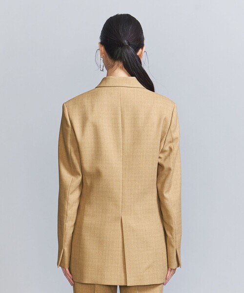 BEAUTY&YOUTH UNITED ARROWS（ビューティーアンドユースユナイテッドアローズ）の「ポリエステル ウエストスリム ジャケット（テーラードジャケット・レディース・ベージュ・S/M）」の8枚目の写真