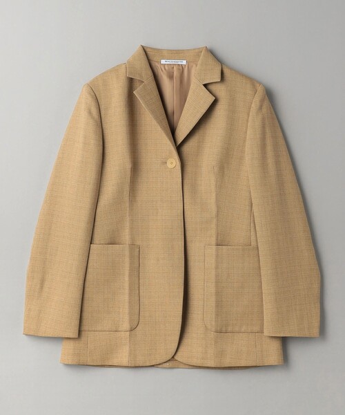 BEAUTY&YOUTH UNITED ARROWS（ビューティーアンドユースユナイテッドアローズ）の「ポリエステル ウエストスリム ジャケット（テーラードジャケット・レディース・ベージュ・S/M）」の9枚目の写真