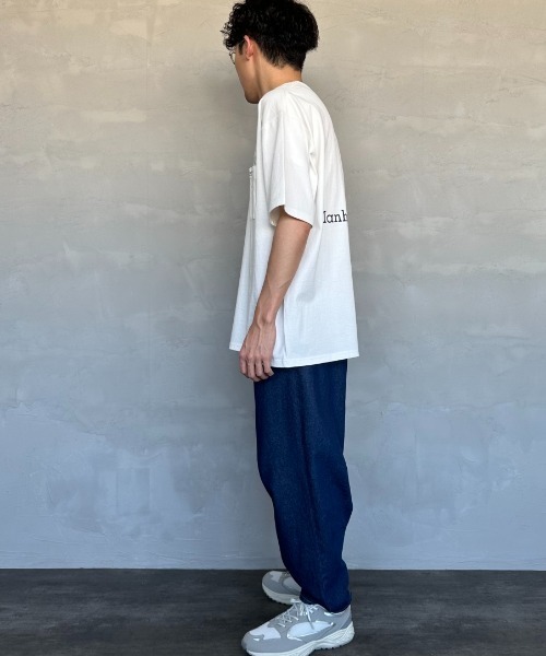 Manhattan Portage（マンハッタンポーテージ）の「[MANHATTAN PORTAGE/マンハッタンポーテージ] 別注 ポケット刺繍 バックプリントTシャツ（Tシャツ/カットソー・レディース・ホワイト/ネイビー/ブラック・S/M/L/XL）」の10枚目の写真