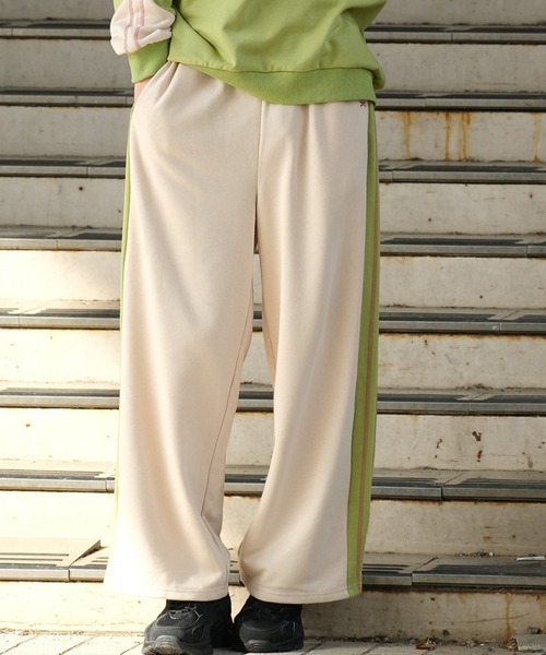 HOOK(フック)の「HOOK -original- 配色ワンポイント刺繍飾りステッチサイドラインスウェットパンツ セットアップ可能(スウェットパンツ・メンズ・ブラック系その他2/ブラック系その他/ブラック/ブルー/ブラウン/ライトベージュ・S/M/L/XL)」の6枚目の写真