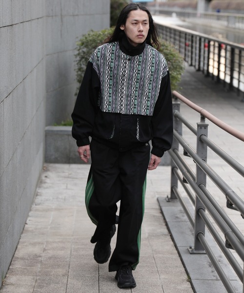 HOOK(フック)の「HOOK -original- 配色ワンポイント刺繍飾りステッチサイドラインスウェットパンツ セットアップ可能(スウェットパンツ・メンズ・ブラック系その他2/ブラック系その他/ブラック/ブルー/ブラウン/ライトベージュ・S/M/L/XL)」の19枚目の写真