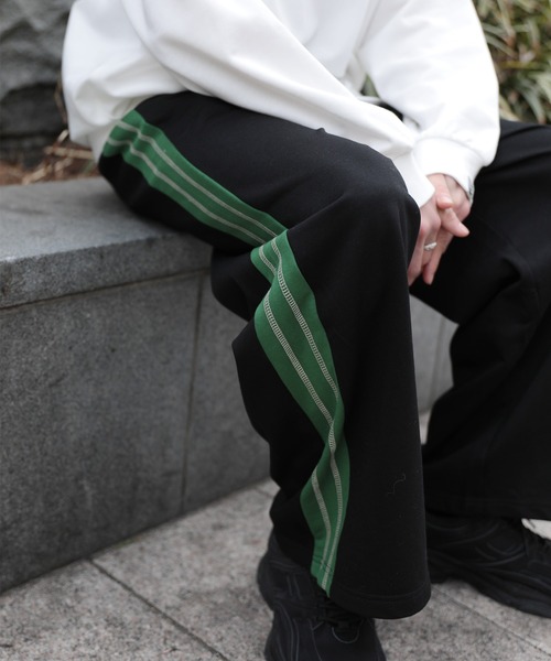 HOOK(フック)の「HOOK -original- 配色ワンポイント刺繍飾りステッチサイドラインスウェットパンツ セットアップ可能(スウェットパンツ・メンズ・ブラック系その他2/ブラック系その他/ブラック/ブルー/ブラウン/ライトベージュ・S/M/L/XL)」の18枚目の写真