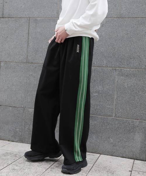 HOOK(フック)の「HOOK -original- 配色ワンポイント刺繍飾りステッチサイドラインスウェットパンツ セットアップ可能(スウェットパンツ・メンズ・ブラック系その他2/ブラック系その他/ブラック/ブルー/ブラウン/ライトベージュ・S/M/L/XL)」の8枚目の写真