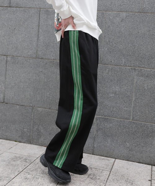 HOOK(フック)の「HOOK -original- 配色ワンポイント刺繍飾りステッチサイドラインスウェットパンツ セットアップ可能(スウェットパンツ・メンズ・ブラック系その他2/ブラック系その他/ブラック/ブルー/ブラウン/ライトベージュ・S/M/L/XL)」の11枚目の写真