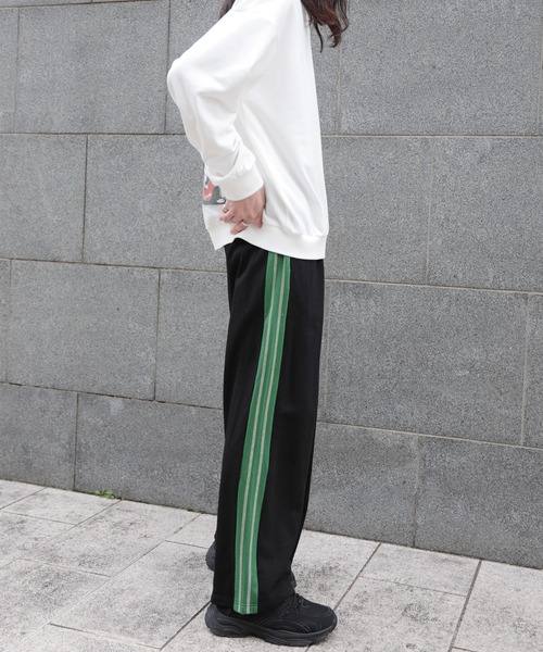 HOOK(フック)の「HOOK -original- 配色ワンポイント刺繍飾りステッチサイドラインスウェットパンツ セットアップ可能(スウェットパンツ・メンズ・ブラック系その他2/ブラック系その他/ブラック/ブルー/ブラウン/ライトベージュ・S/M/L/XL)」の12枚目の写真