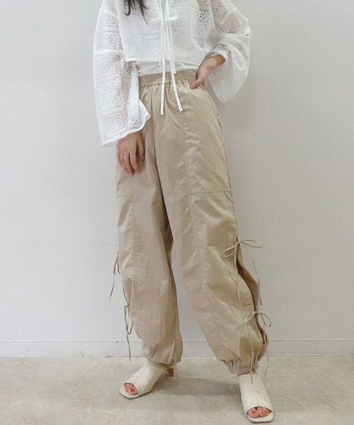 lopew サイドリボンニットパンツ サイドリボンニットショートパンツ / Side Ribbon Knit Short