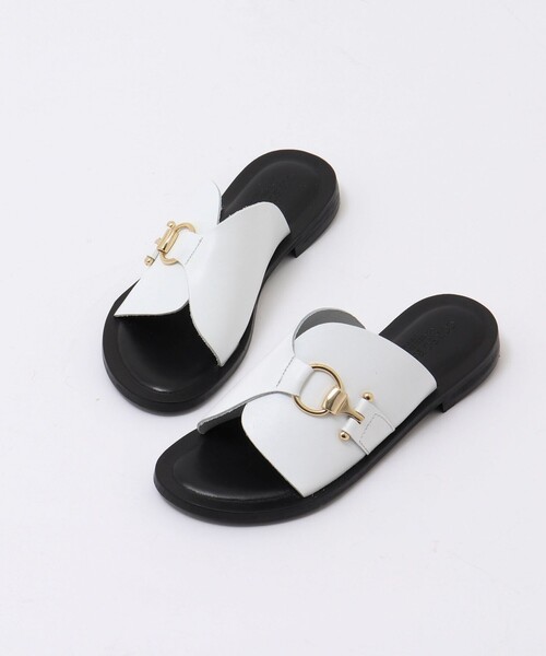 CORSO ROMA,9(コルソローマ)の「【CORSO ROMA 9/コルソローマノーヴェ】ビットツキサンダル(サンダル・レディース・ホワイト/ブラック・36/38/37)」の13枚目の写真