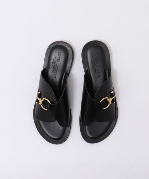 CORSO ROMA,9(コルソローマ)の「【CORSO ROMA 9/コルソローマノーヴェ】ビットツキサンダル(サンダル・レディース・ホワイト/ブラック・36/38/37)」の15枚目の写真