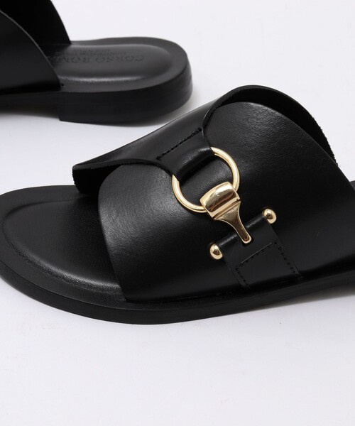 CORSO ROMA,9(コルソローマ)の「【CORSO ROMA 9/コルソローマノーヴェ】ビットツキサンダル(サンダル・レディース・ホワイト/ブラック・36/38/37)」の3枚目の写真