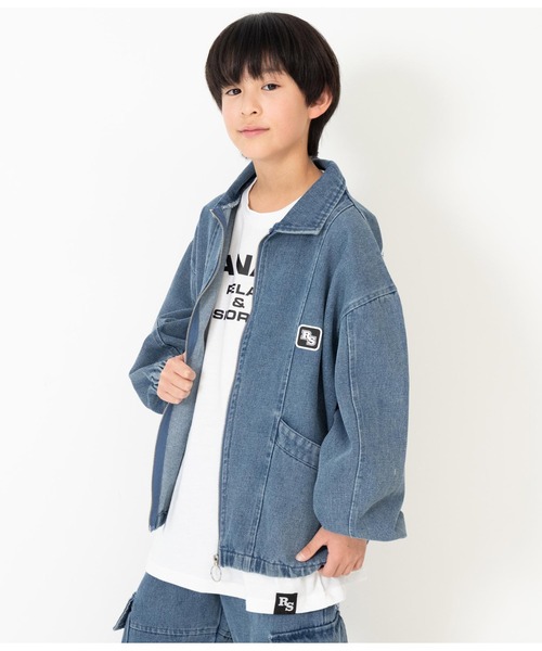 ジャム工房★まとめ売り37品★150-160cm ANAP GIRL ANAP GiRL（アナップガール）の「ANAPR+S【リラスポ】オーバーデニム