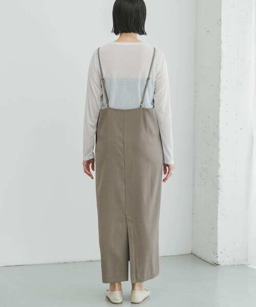 ITEMS URBANRESEARCH(アイテムズ アーバンリサーチ)の「シアークルーネックTシャツ×キャミワンピース(ワンピース・レディース・ブラック系その他/ブラウン系その他・FREE)」の20枚目の写真