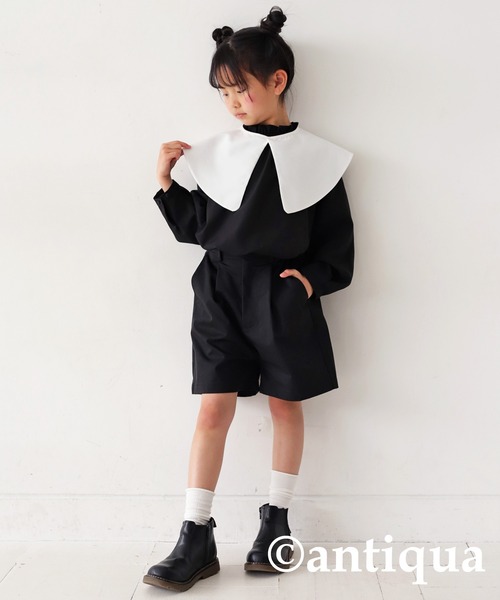 antiqua（アンティカ）の「2wayつけ襟（付け襟・キッズ・ホワイト・FREE）」の3枚目の写真