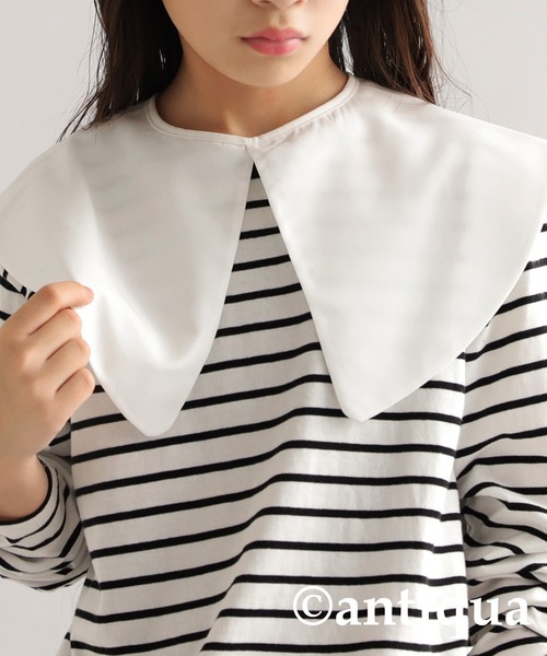 antiqua（アンティカ）の「2wayつけ襟（付け襟・キッズ・ホワイト・FREE）」の5枚目の写真