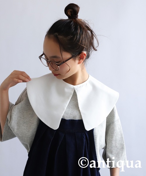 antiqua（アンティカ）の「2wayつけ襟（付け襟・キッズ・ホワイト・FREE）」の9枚目の写真