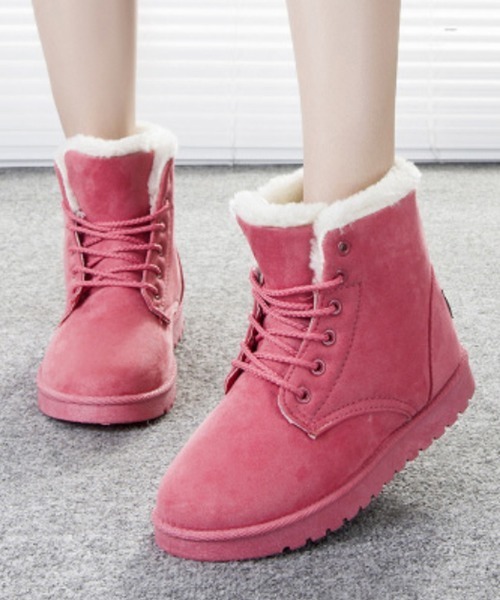 Miniministore(ミニミニストア)の「【新サイズ追加】ムートンブーツ美脚脚長ショートブーツ(ブーツ・レディース・ライトブラウン/ベージュ/グレー/ブラック/ネイビー/ピンク・24.0cm/23.0cm/24.5cm/22.5cm/23.5cm/25.0cm)」の6枚目の写真