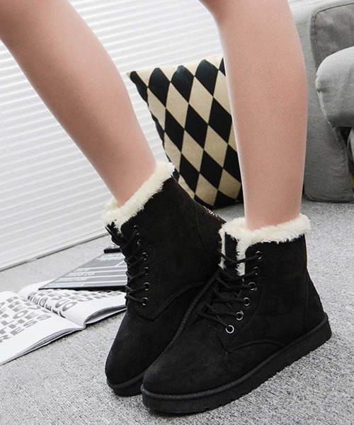 Miniministore(ミニミニストア)の「【新サイズ追加】ムートンブーツ美脚脚長ショートブーツ(ブーツ・レディース・ライトブラウン/ベージュ/グレー/ブラック/ネイビー/ピンク・24.0cm/23.0cm/24.5cm/22.5cm/23.5cm/25.0cm)」の7枚目の写真